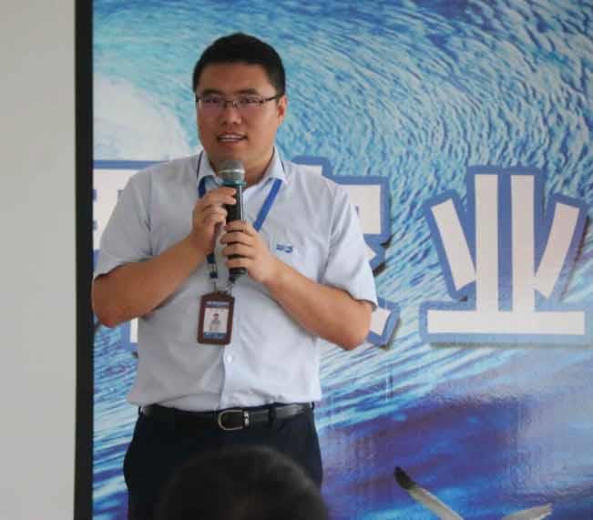 葛家成總裁寄語新員工： 抬頭看天，腳踏實地